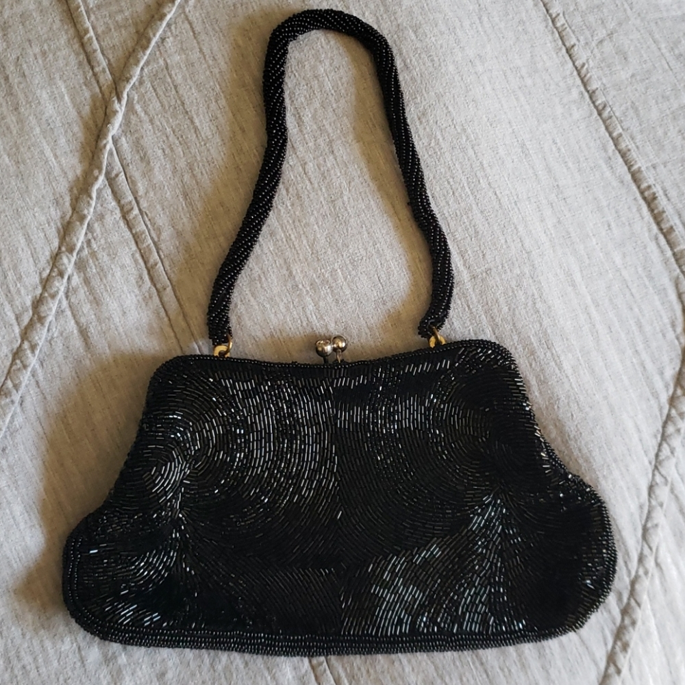 Vintage 1960s Beaded Clutch